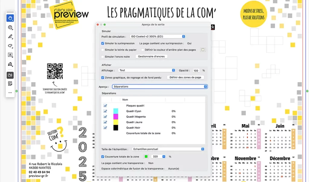 Exécution graphique et préparation pour l’impression (PAO avancée)