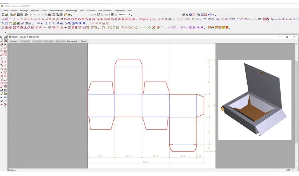 Études packaging et prototypes