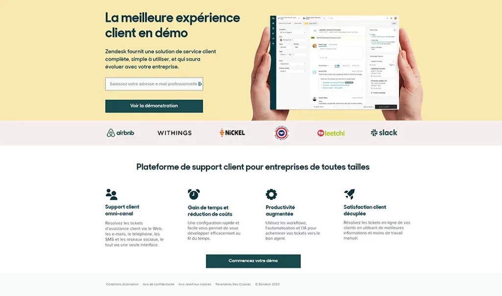 Landing pages