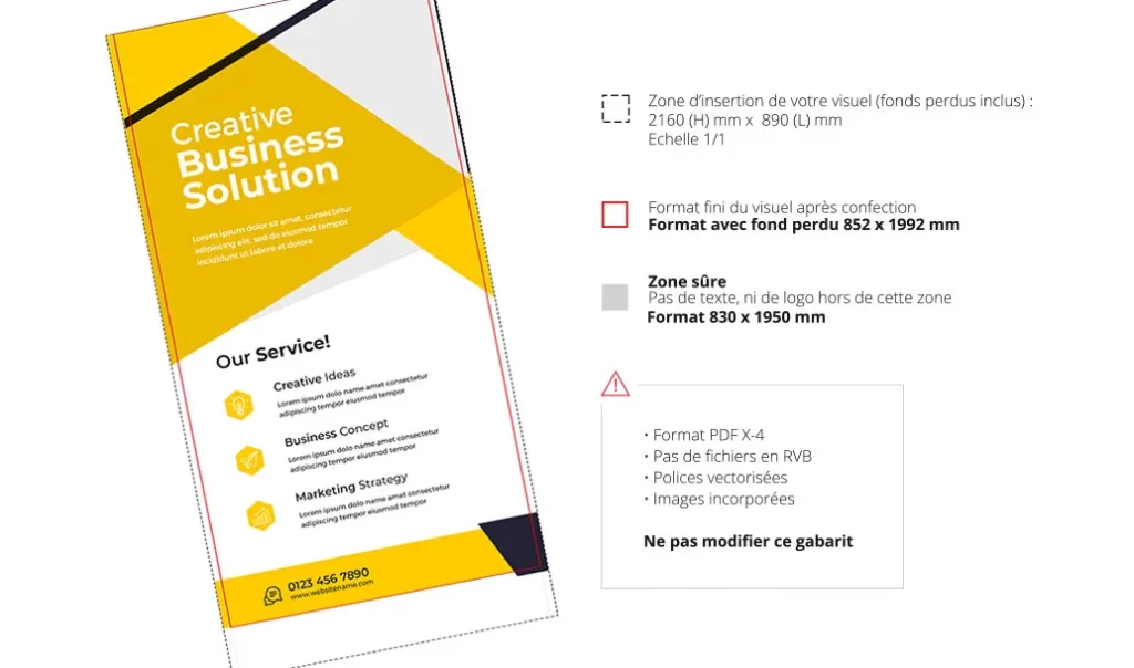 Préparation fichiers pour Signalétique