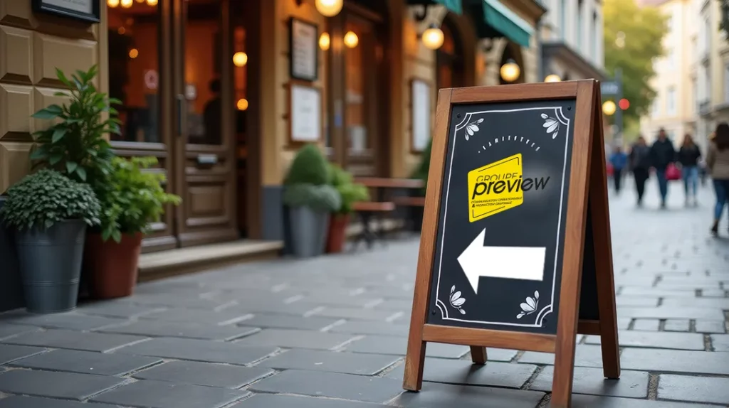 Signalétique pour points de vente (PLV)
